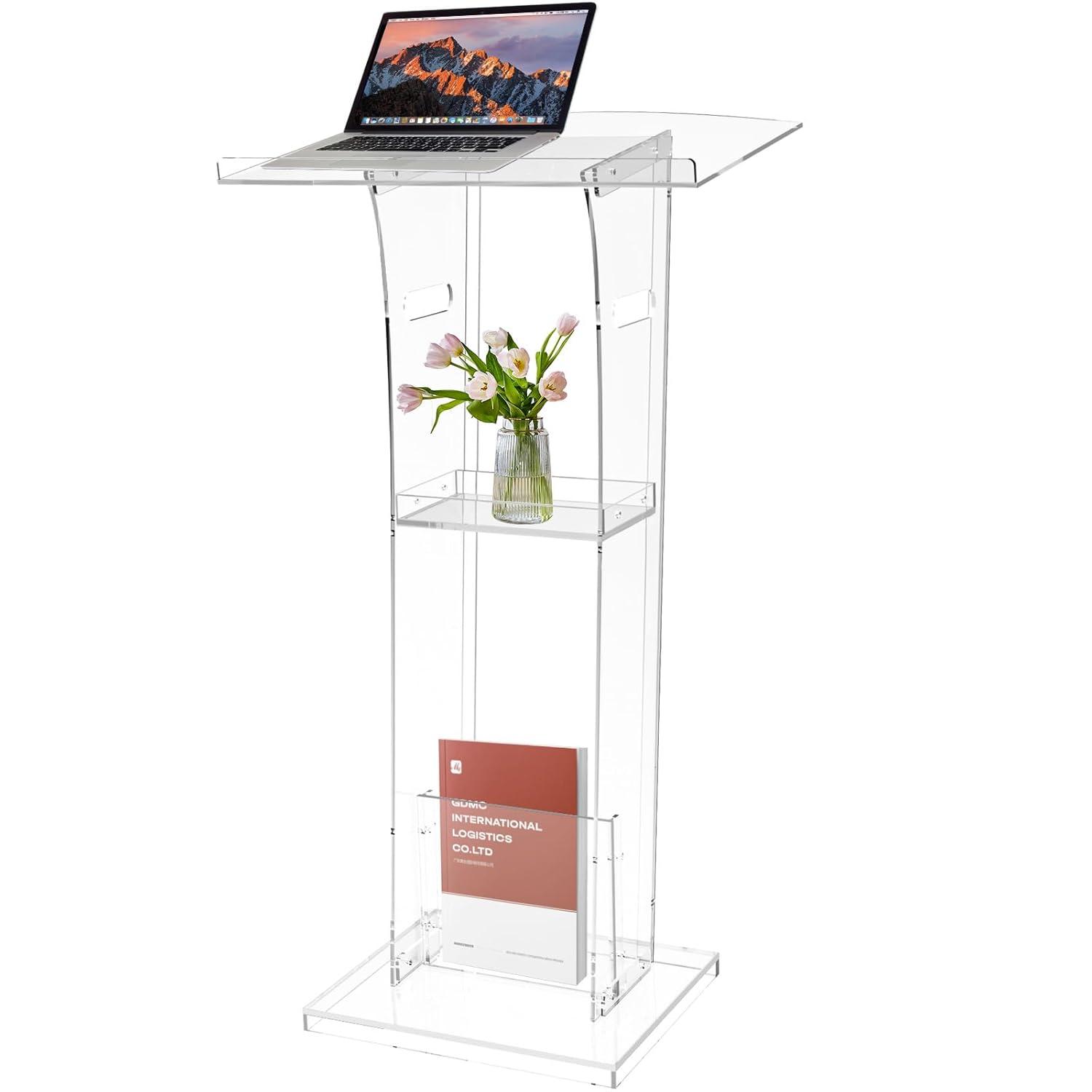 VEVOR 47.2'' Bamboo Full Podium