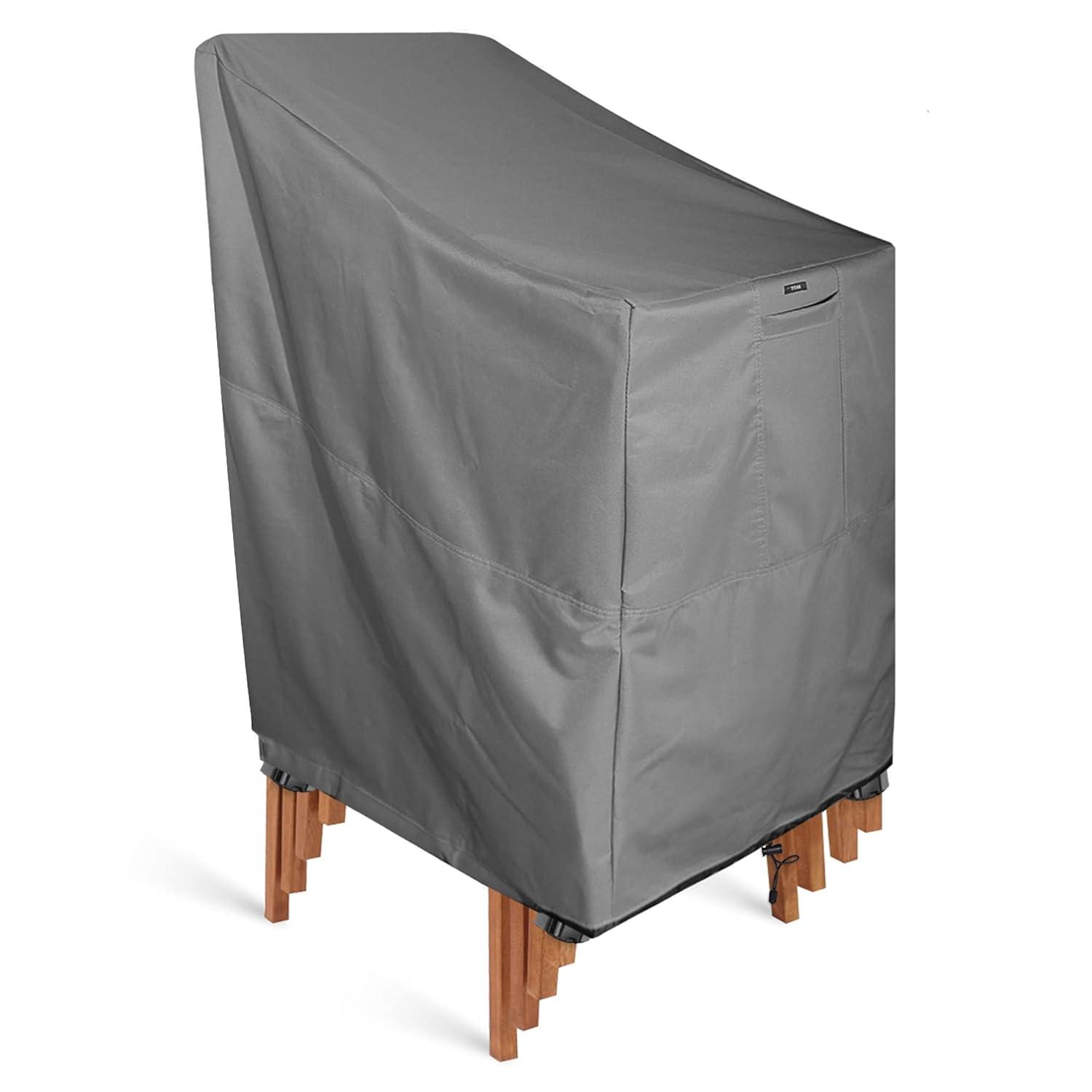 KHOMO Gear - Titan Series - Stackable Chair Cover - Heavy Duty Premium Outdoor Furniture Protector