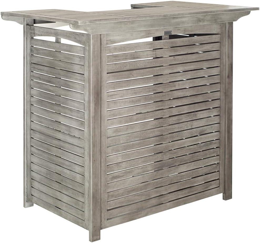 Monterey Patio Outdoor Bar Table - Natural - Safavieh