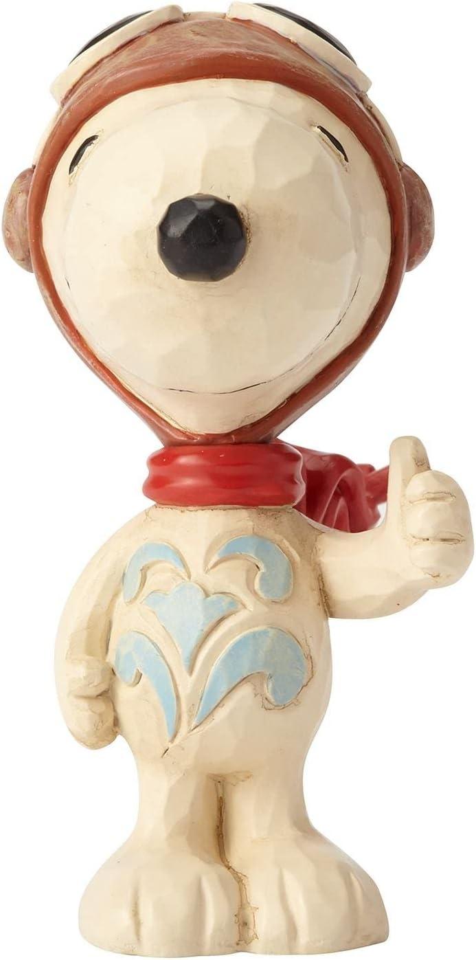 enesco Peanuts by Jim Shore Snoopy Flying Ace Mini Figurine 3in H