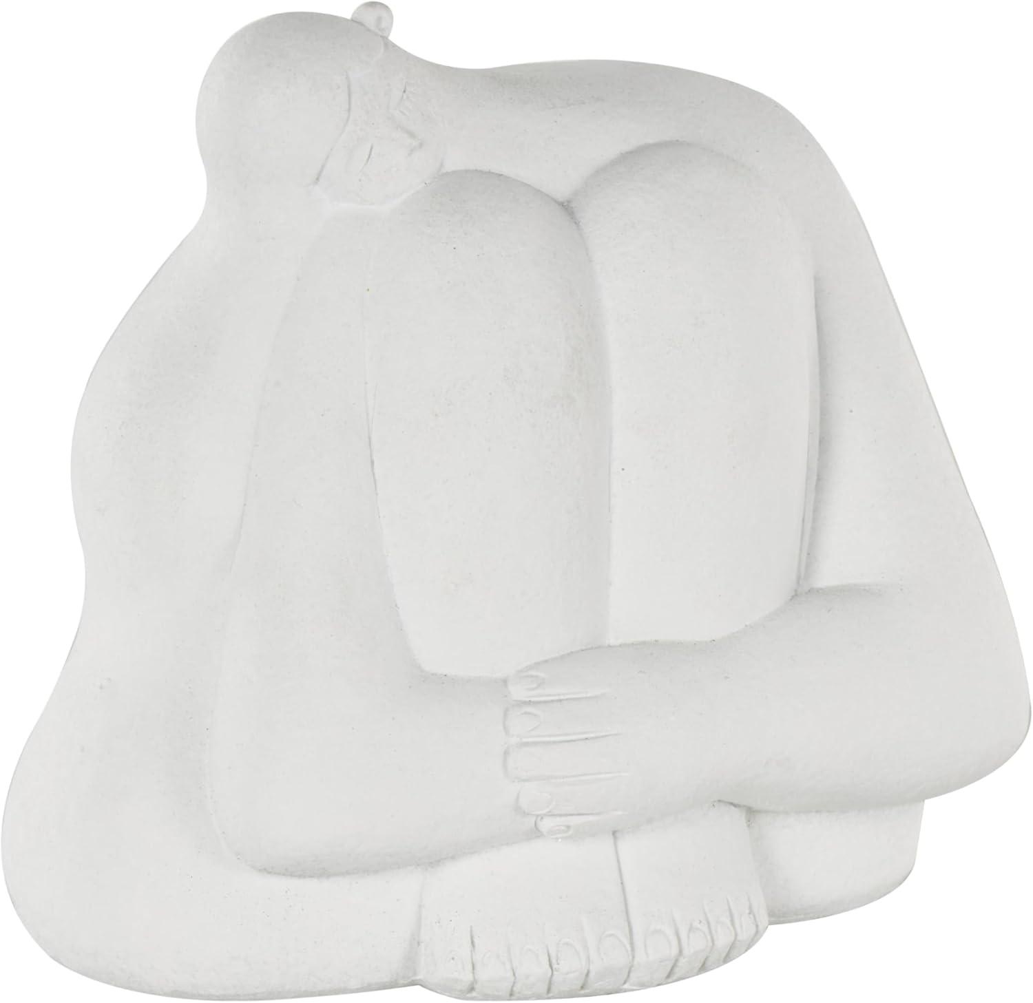 Brayden Studio® Buncie Ceramic Nesting Family People Decorative Cream Sculpture Set