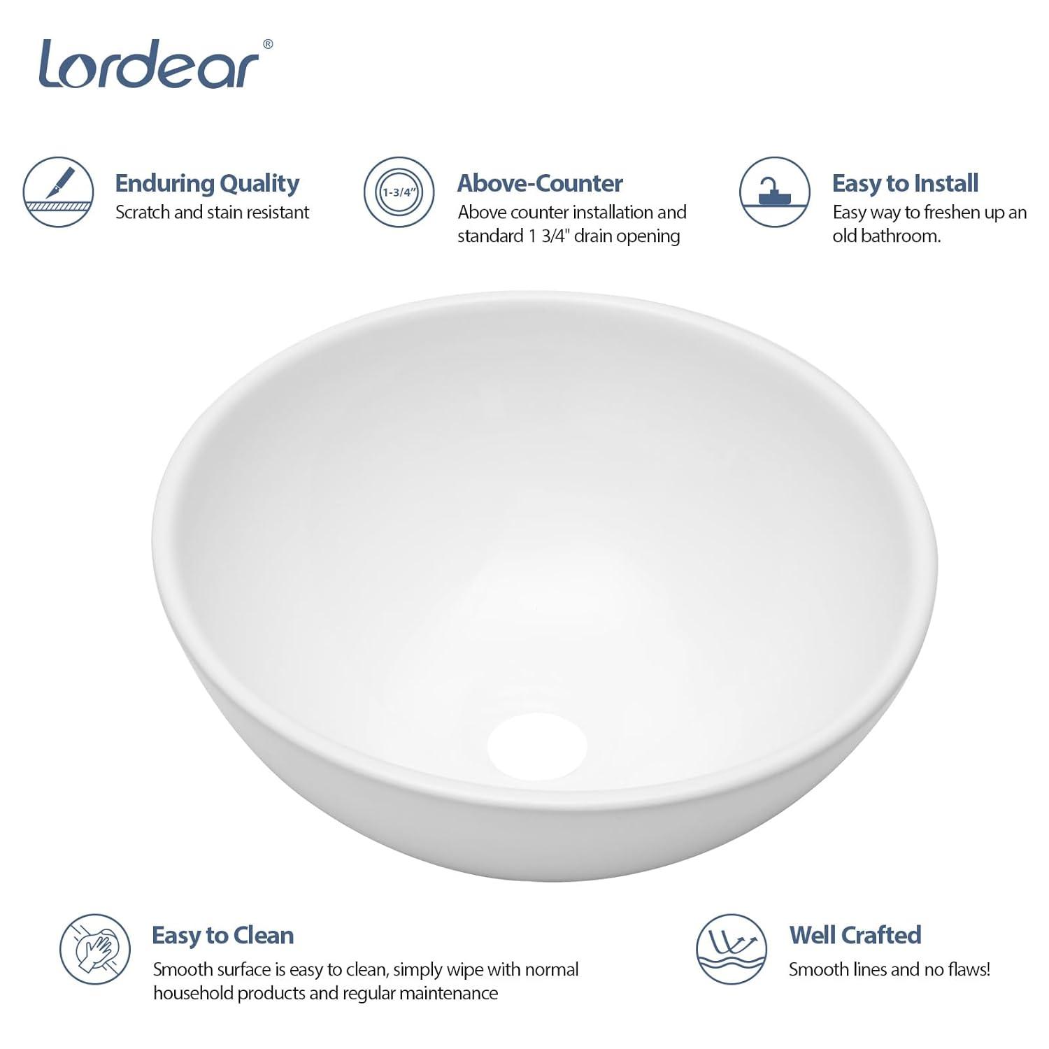 16" x 13" Oval Vessel Bathroom Sink White Bathroom Sink Ceramic Above Counter Sink Egg Shape Bowl