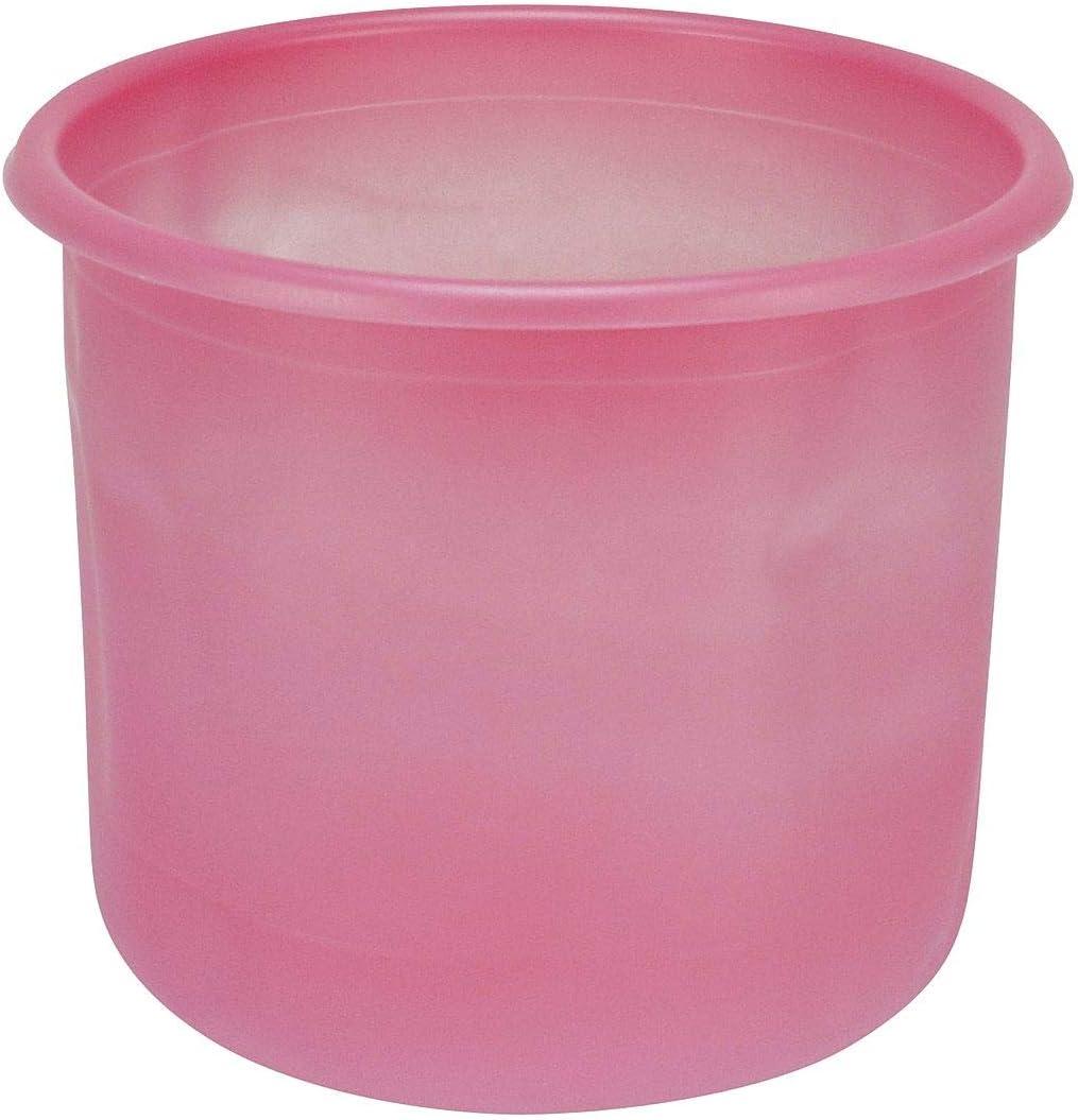 Pink 2 Quart Plastic Cup Liner for Easy Clean-Up