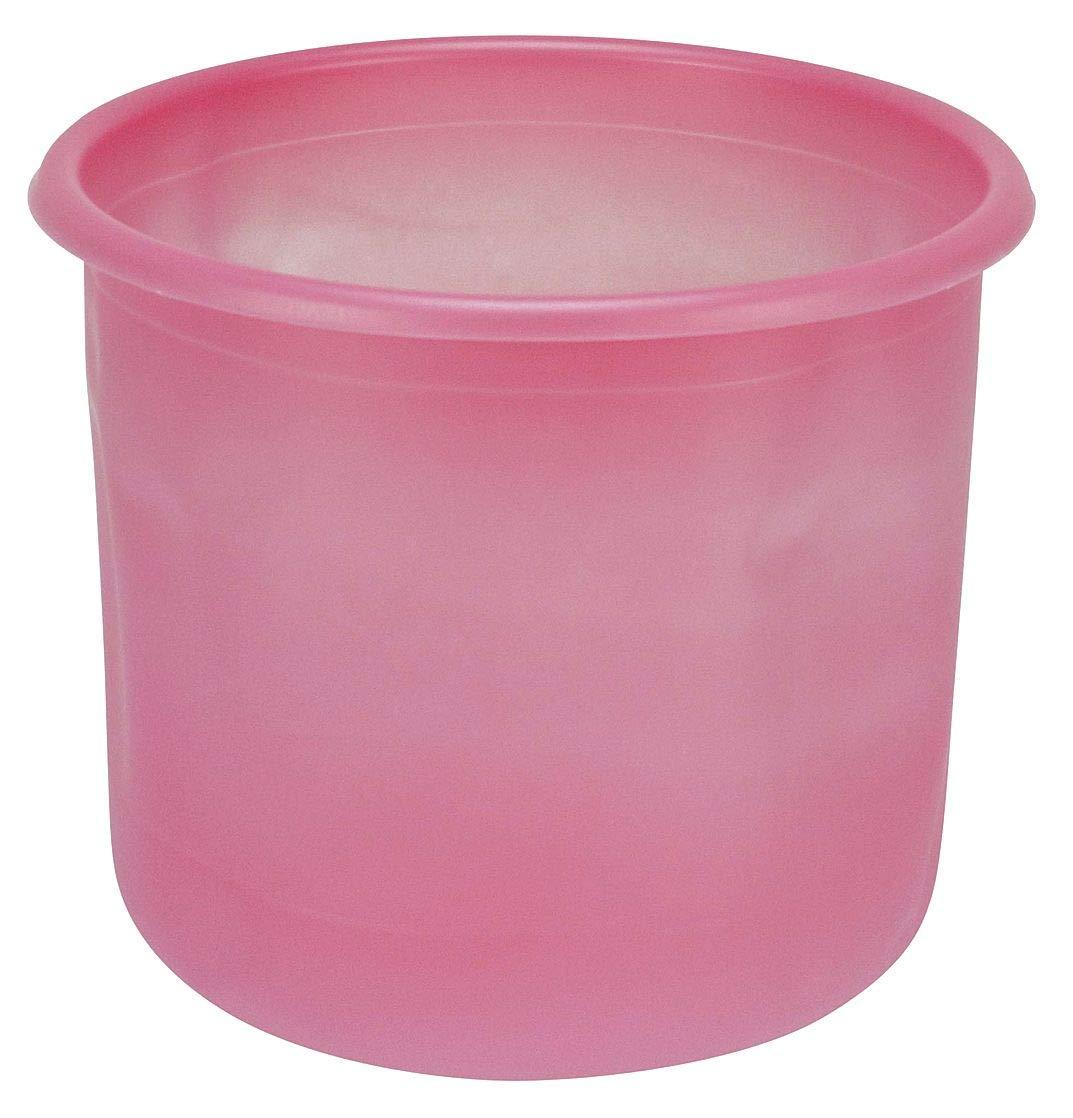 Pink 2 Quart Plastic Cup Liner for Easy Clean-Up