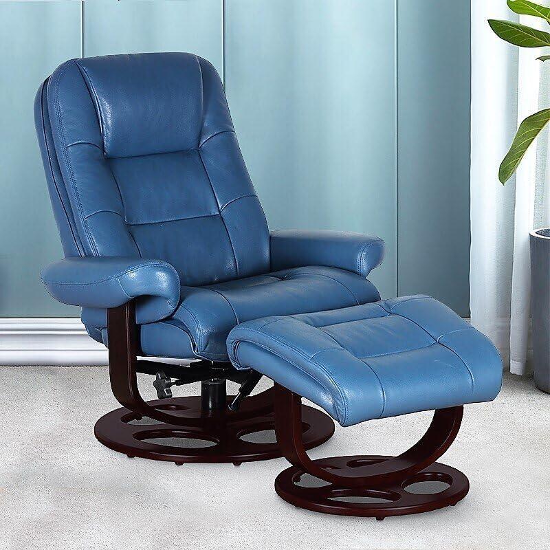 Barcalounger Jacque Swivel Pedestal Recliner w/Ottoman