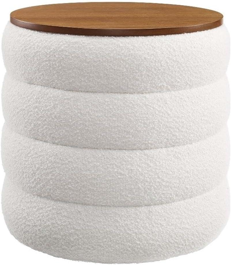 Modway Modway Mezzo 17.3" Wide Round Storage Ottoman
