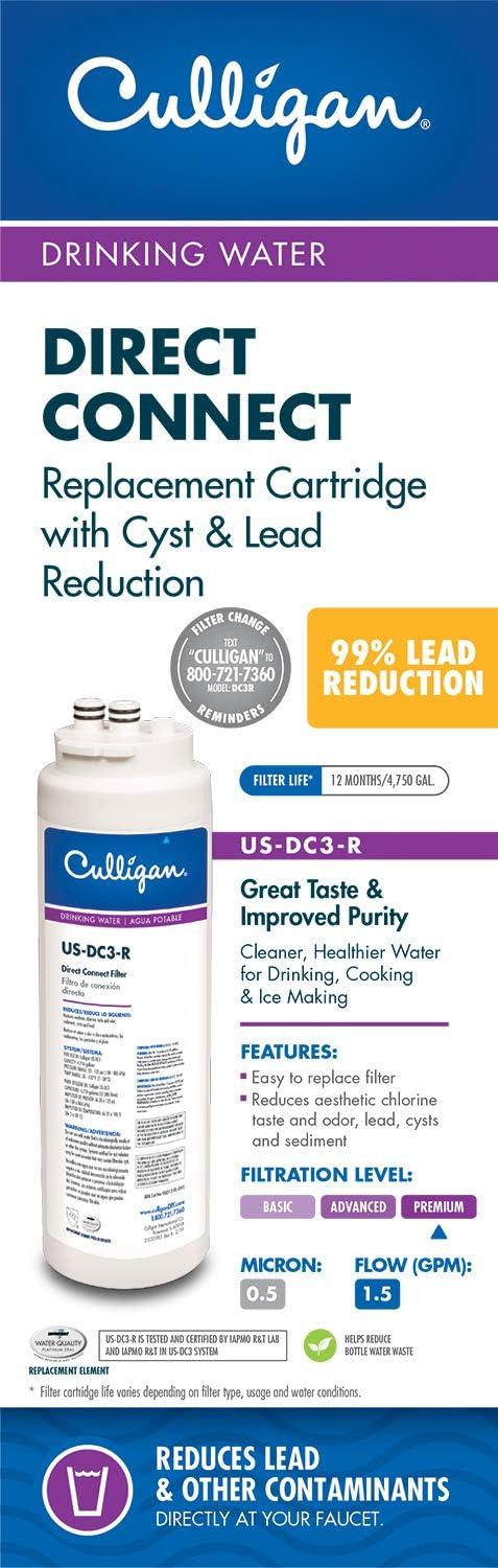 Culligan US-DC3-R Easy Change Advanced Replacement Filter