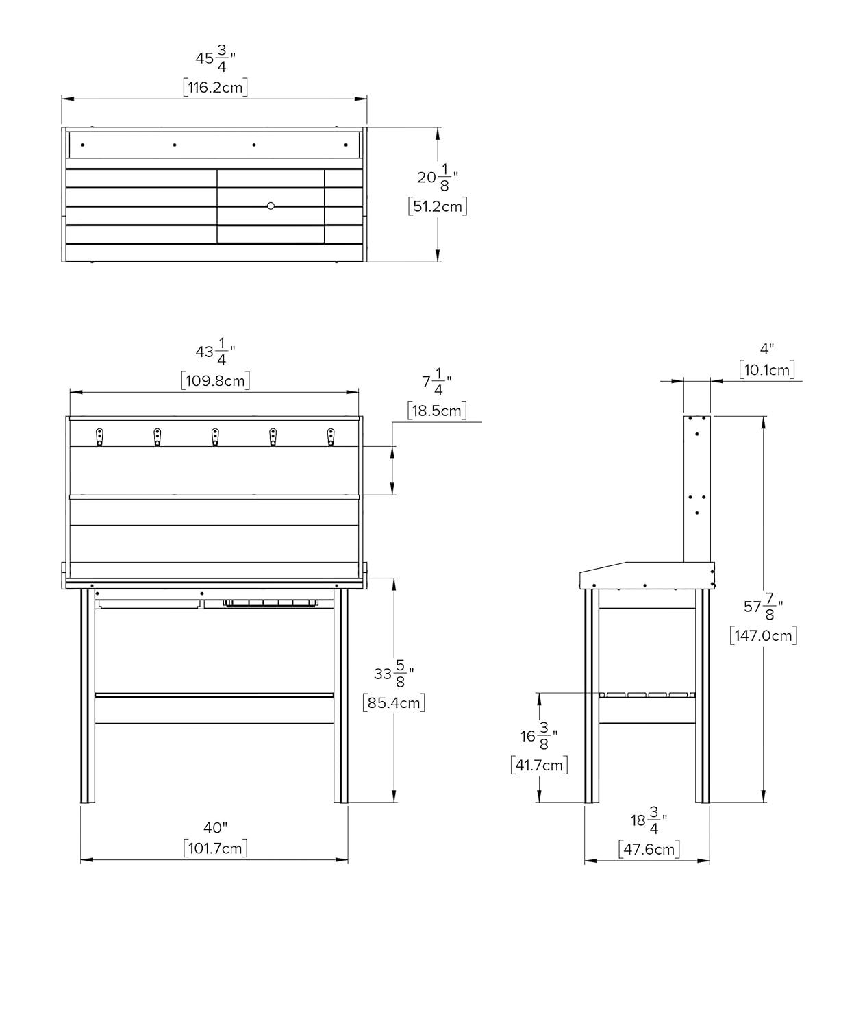 Vita Cedar Potting Bench