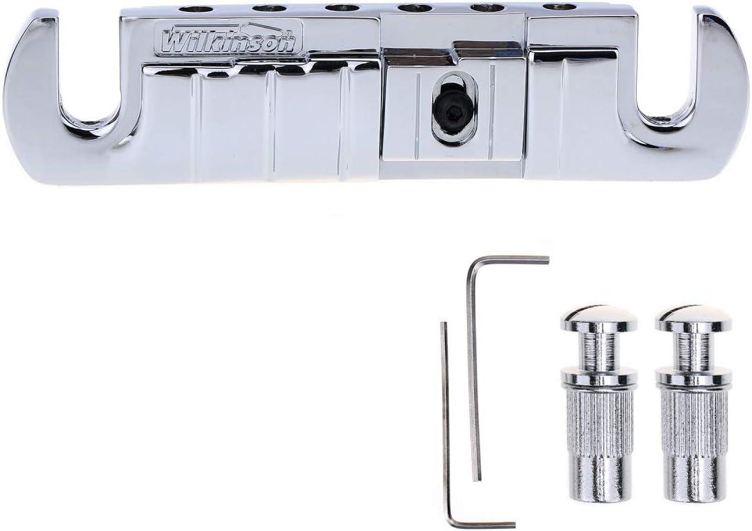 Chrome Adjustable Intonated Wraparound Bridge Tailpiece