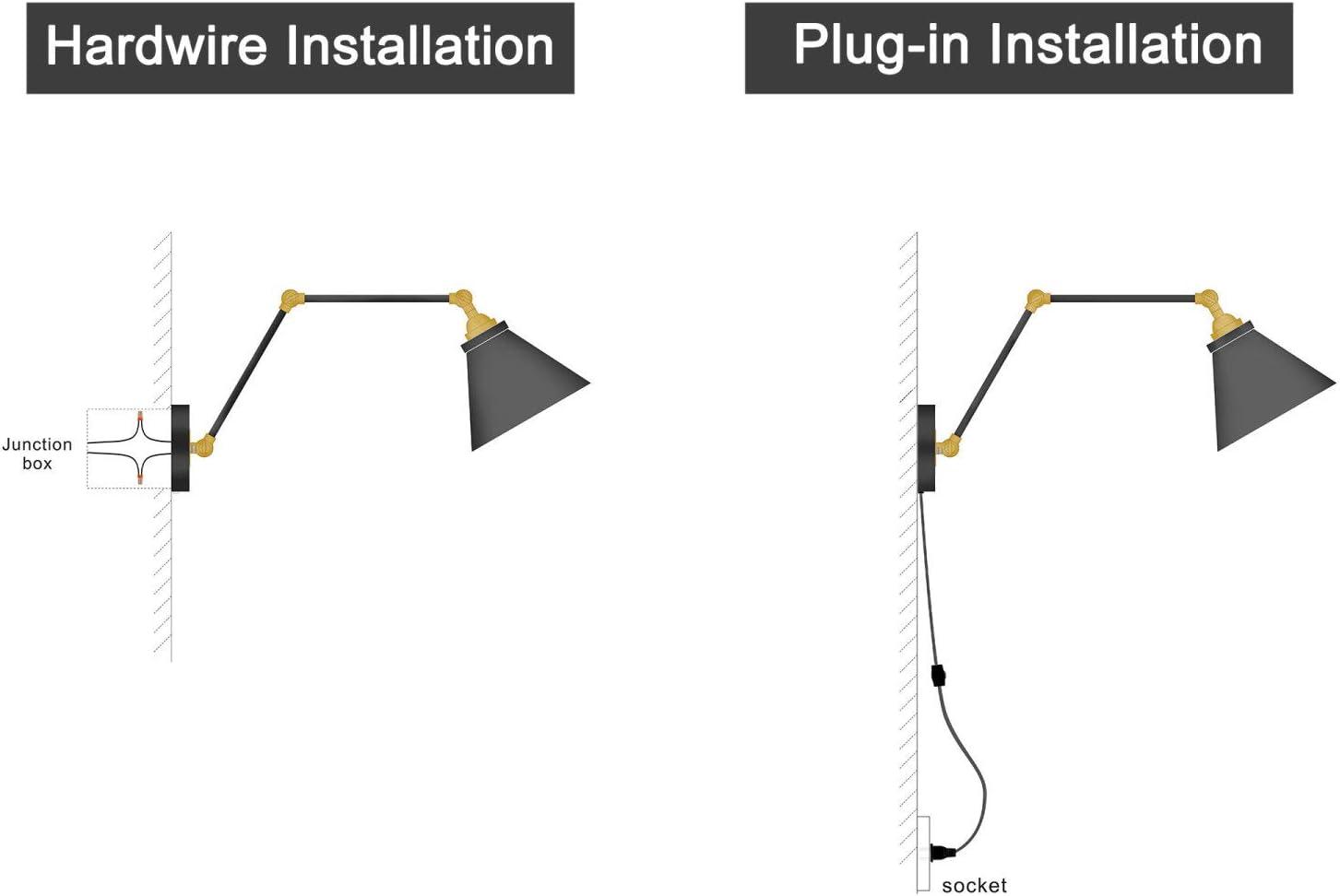 7.3-in W 1-Light Black Modern/Contemporary LED Wall Sconce for Dressing Room, Powder Room
