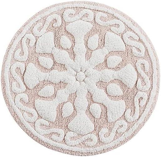 Tunisia Medallion Cotton Tufted Bath Rug