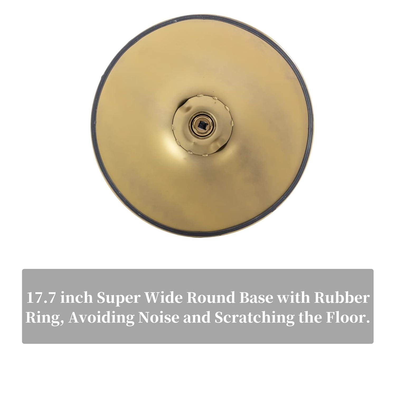 Velvet Bar Stools Set of 2, Counter Height Bar Stools with Low Back, Gold Swivel Barstools for Kitchen Island, Bar Pub (Grey)