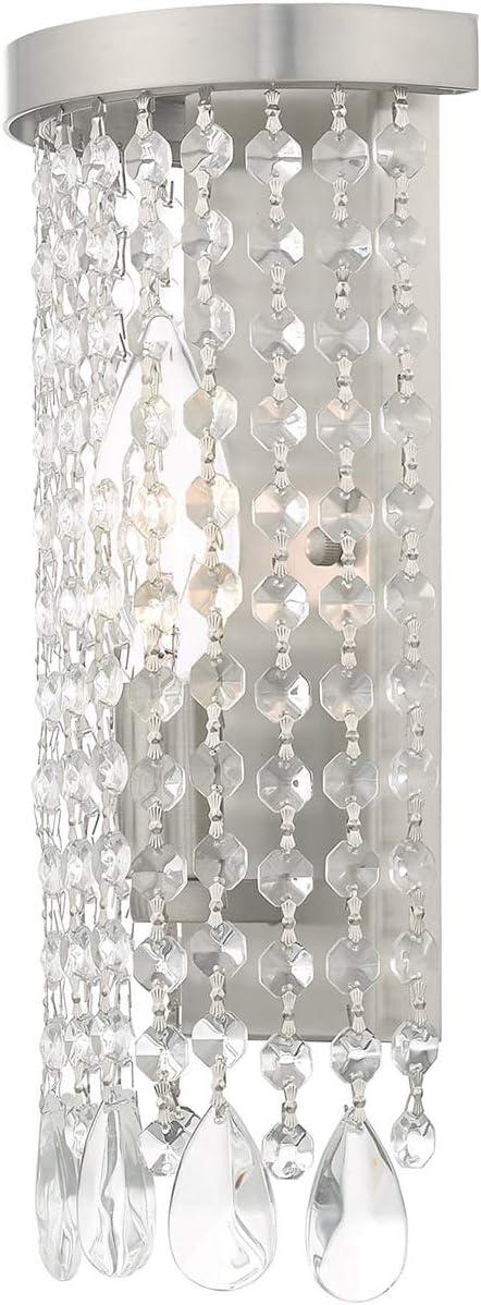 Livex Lighting Elizabeth 1 - Light Wall Light in  Brushed Nickel