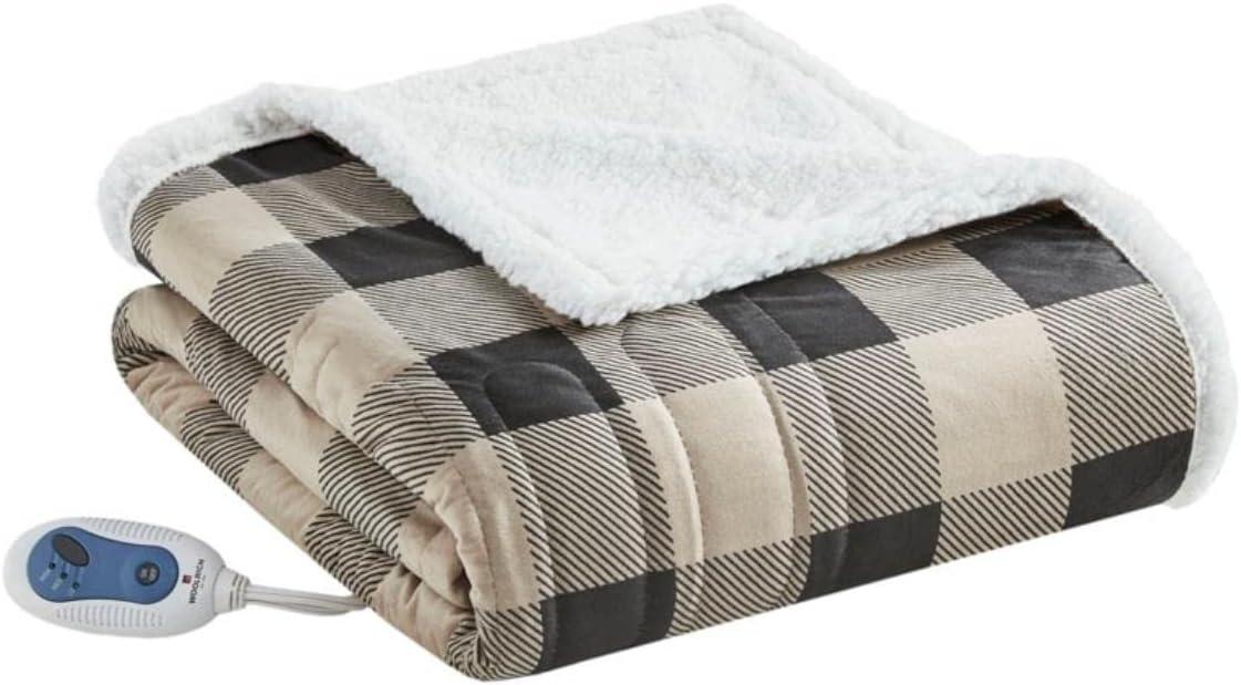 Woolrich Woolrich Linden Oversized Mink to Berber Heated Throw