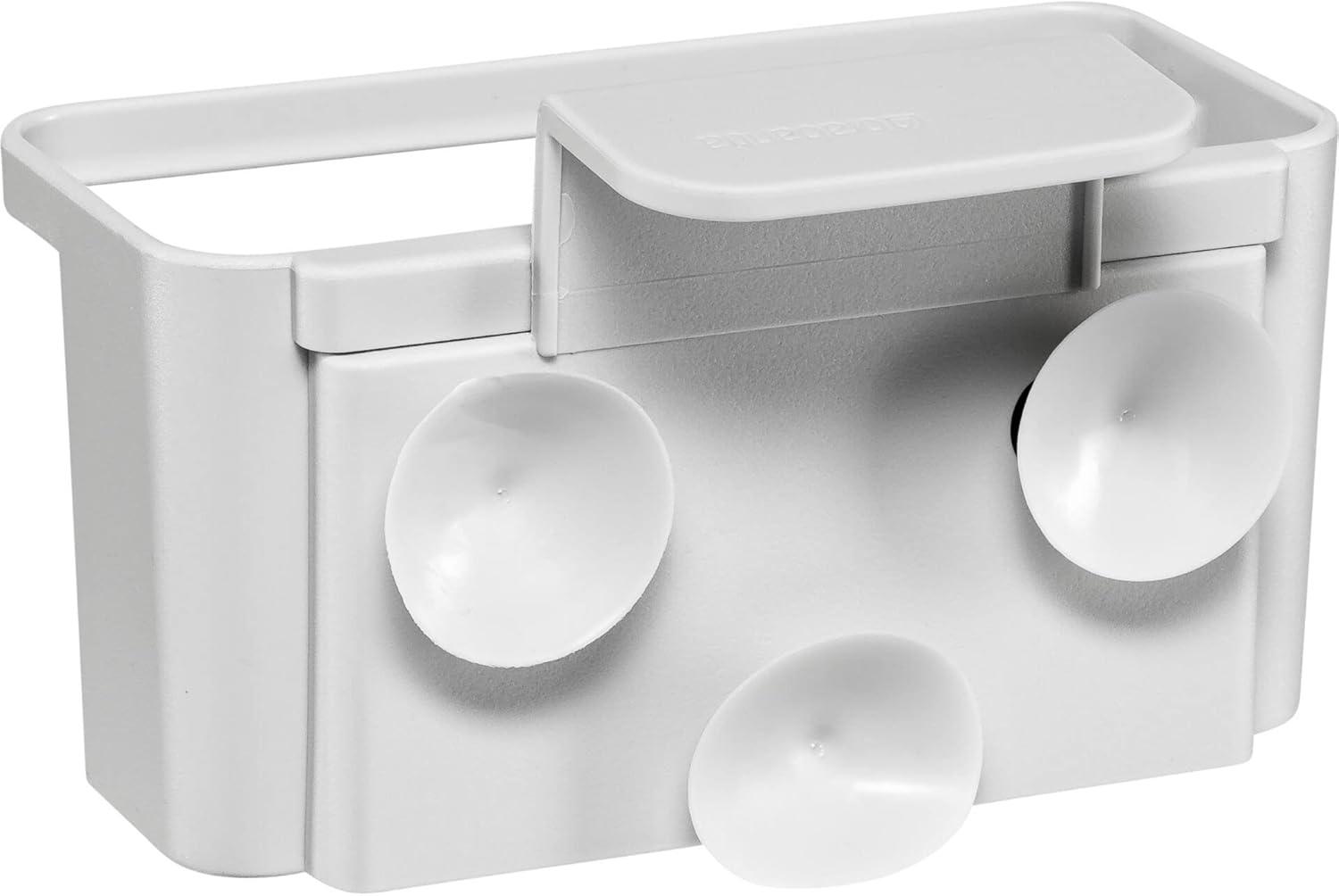 Sinkside In-Sink (Light Gray) Plastic Organizer (with Suction Cups)