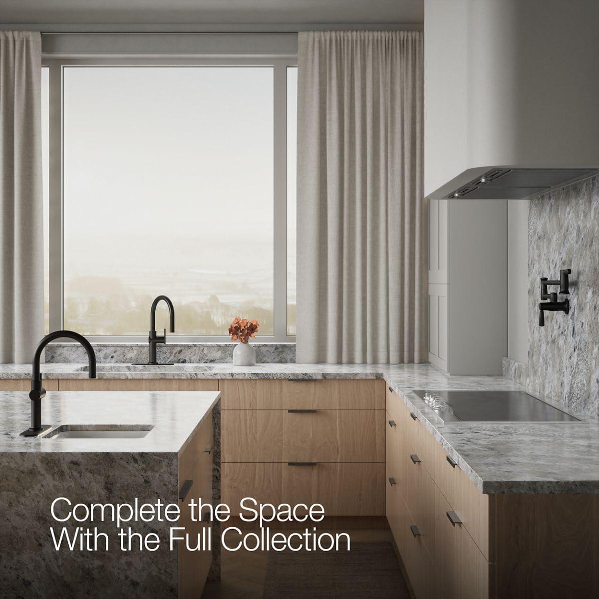 Crue Touchless Pull-Down Kitchen Sink Faucet with Three-Function Sprayhead