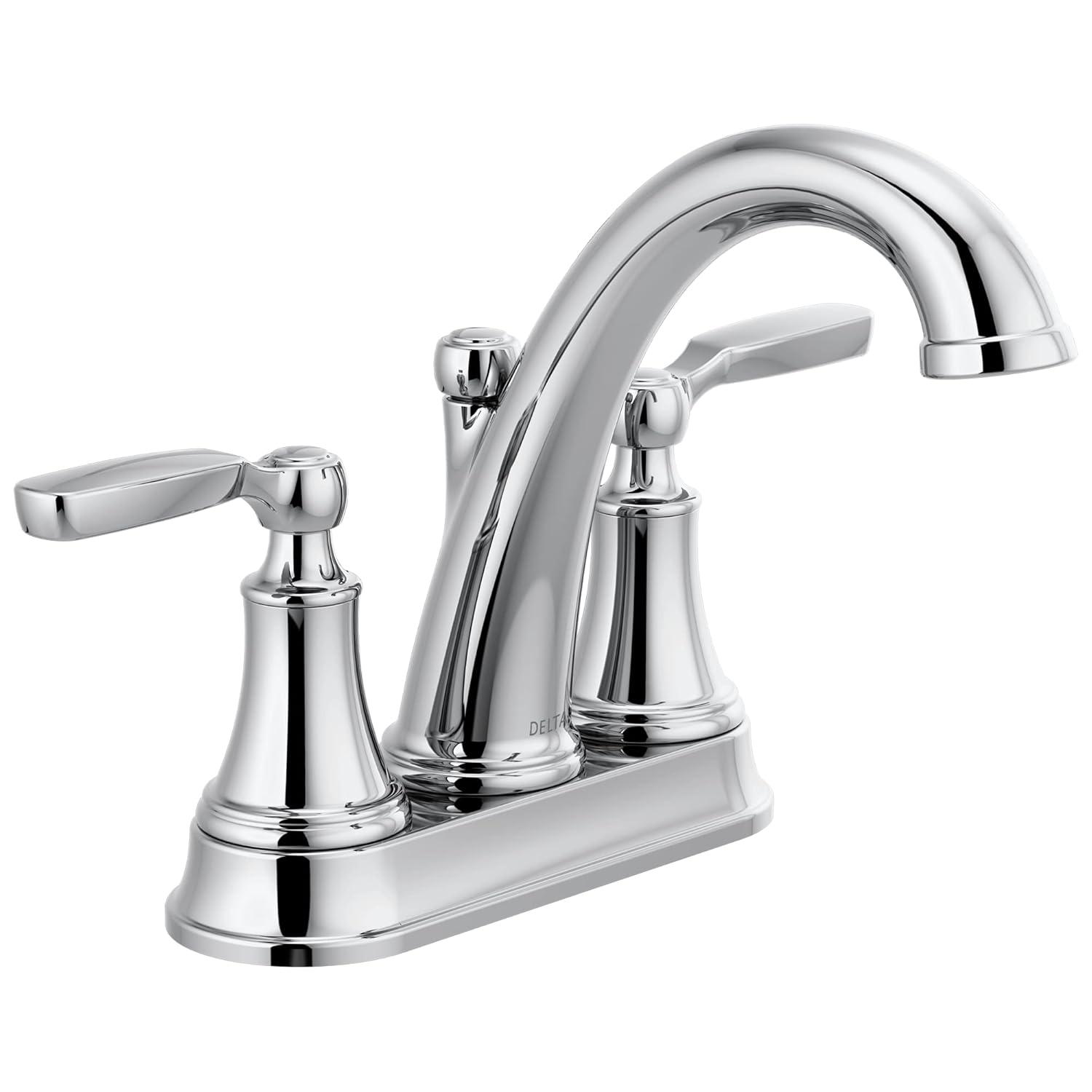Woodhurst Centerset Bathroom Faucet with Drain Assembly