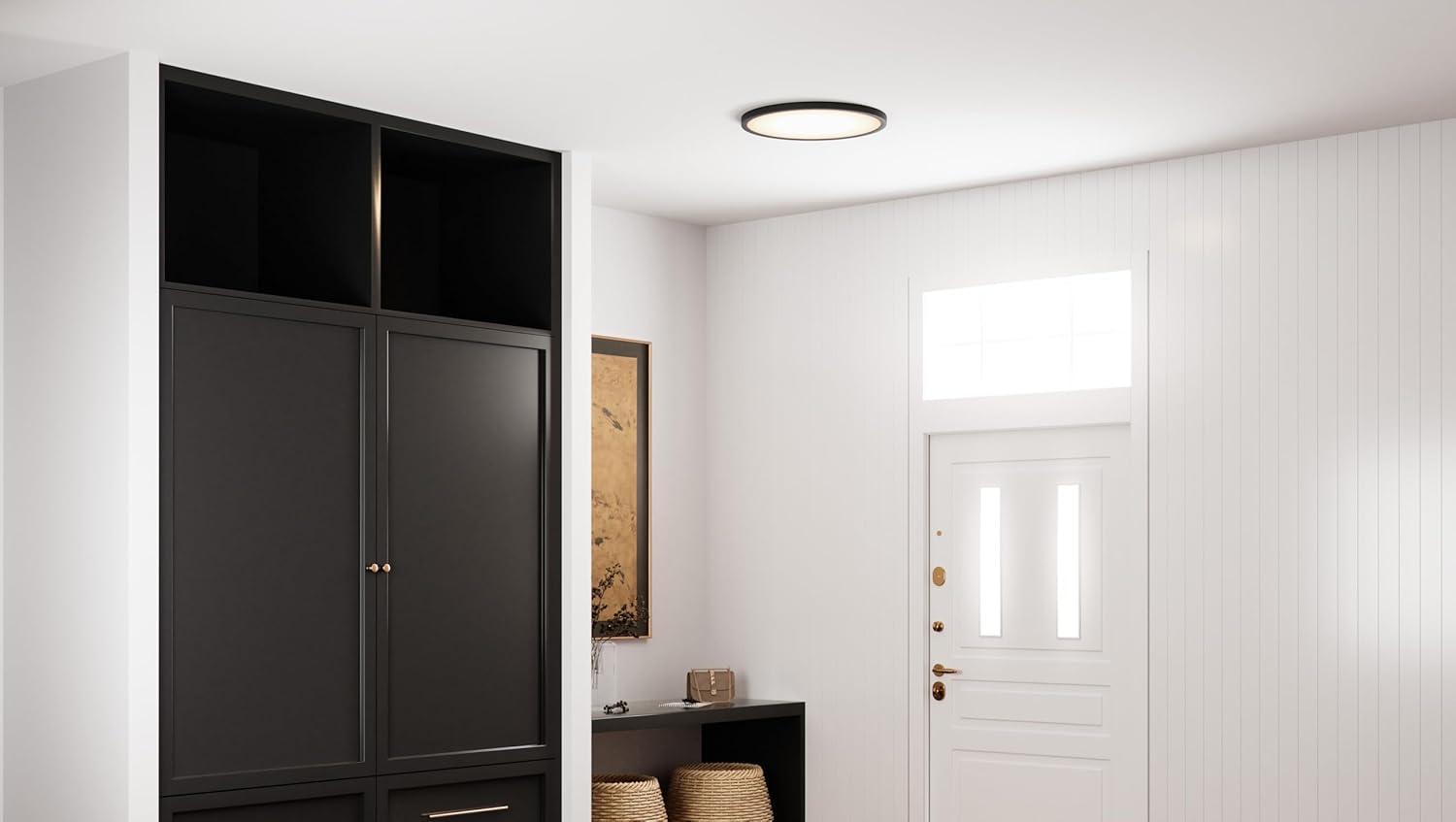 Quoizel Lighting Outskirts 1 - Light Flush Mount in  Oil Rubbed Bronze