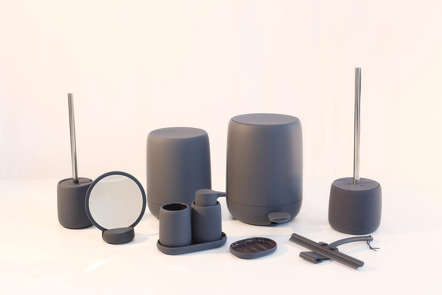 Blomus SONO Moonbeam Cream Decorative Toilet Plunger and Holder