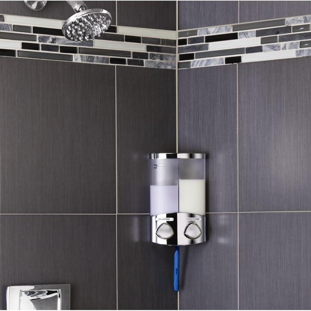Better Living Products  EURO DUO Soap and Shower Dispenser Chrome