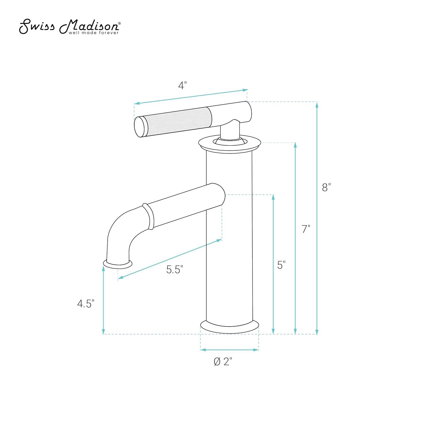 Avallon Single Hole, Single-Handle Sleek, Bathroom Faucet