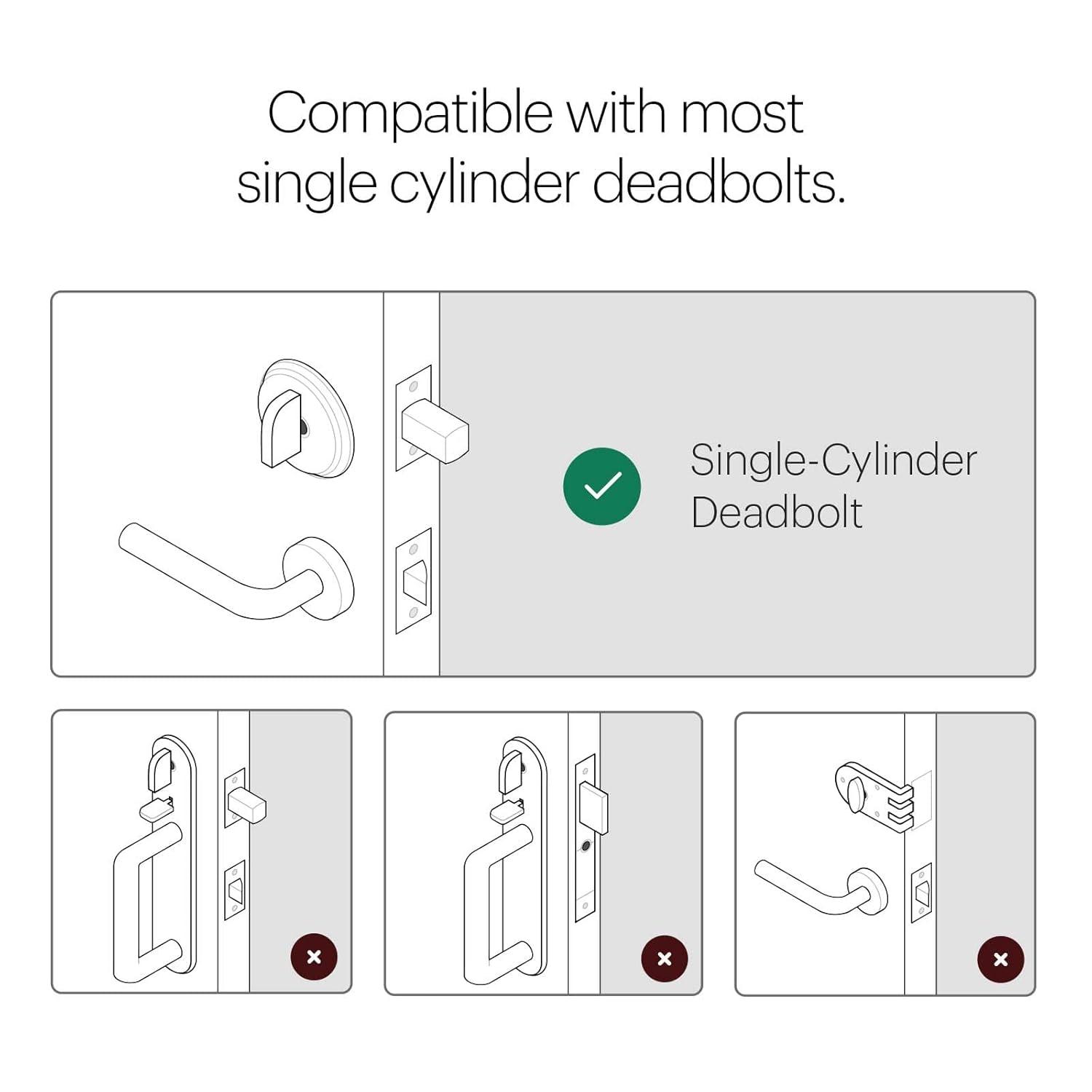 Matte Black Wi-Fi Smart Lock with Keypad and Bluetooth