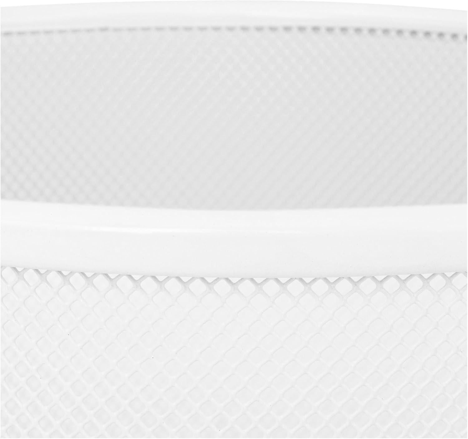 Seville Classics Mesh Trash Can, Waste Paper Basket, Round (Set of 2)