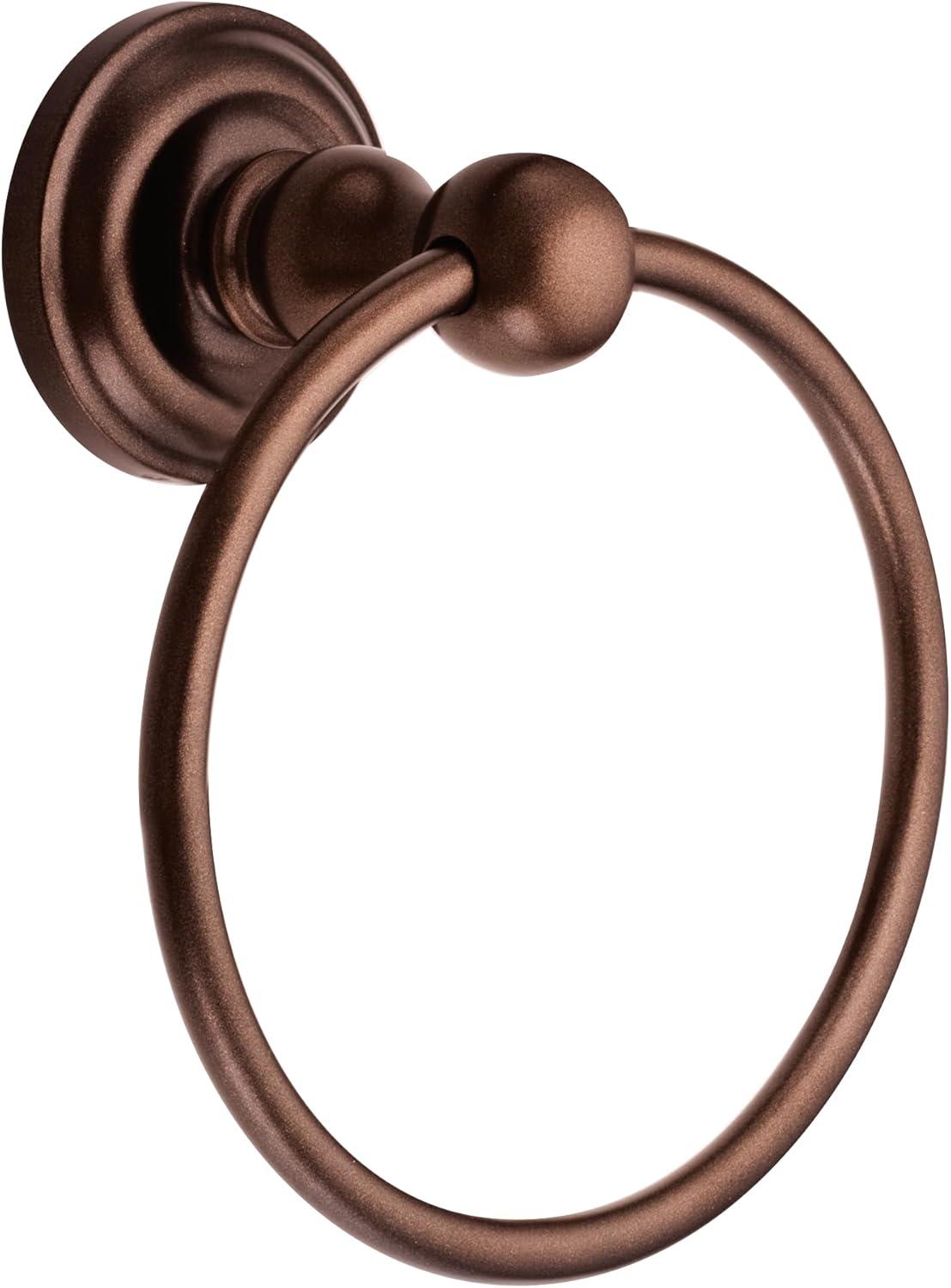 Old World Bronze Wall Mounted Towel Ring