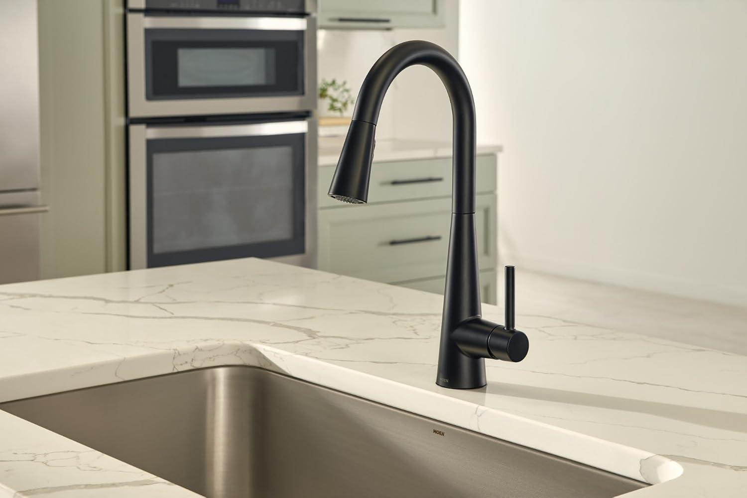 Moen Sleek MotionSense Wave Single Handle Pulldown Kitchen Faucet with Power Clean Technology