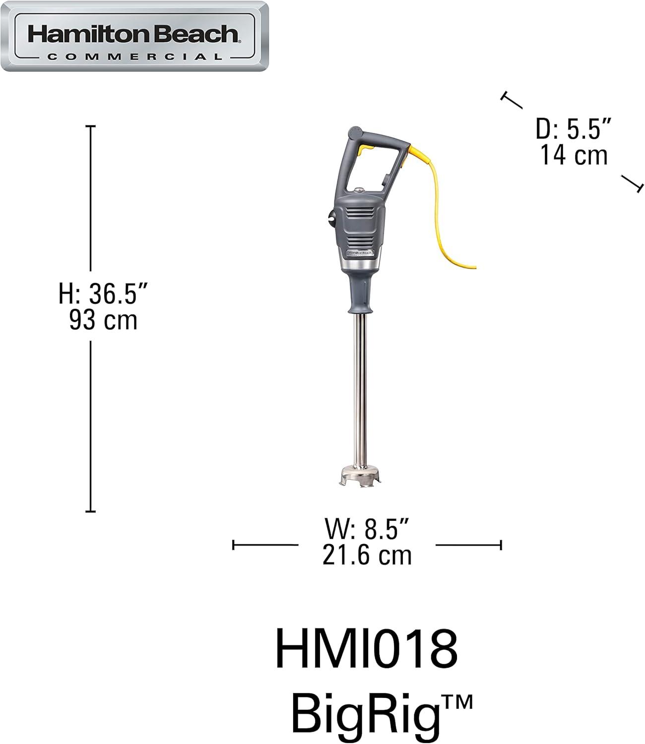 Hamilton Beach Commercial BigRig™ Immersion Blender - HMI018