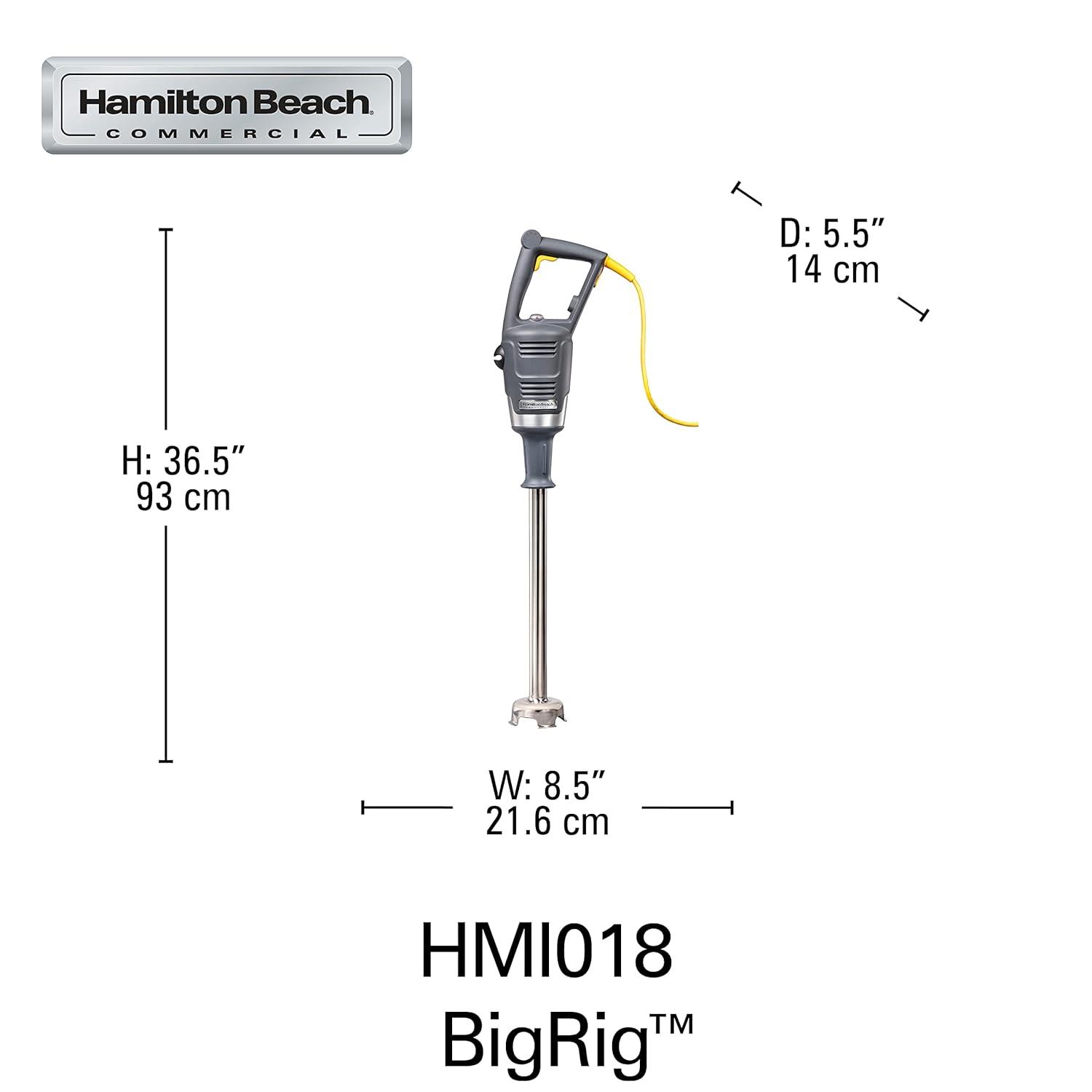 Hamilton Beach Commercial BigRig™ Immersion Blender - HMI018