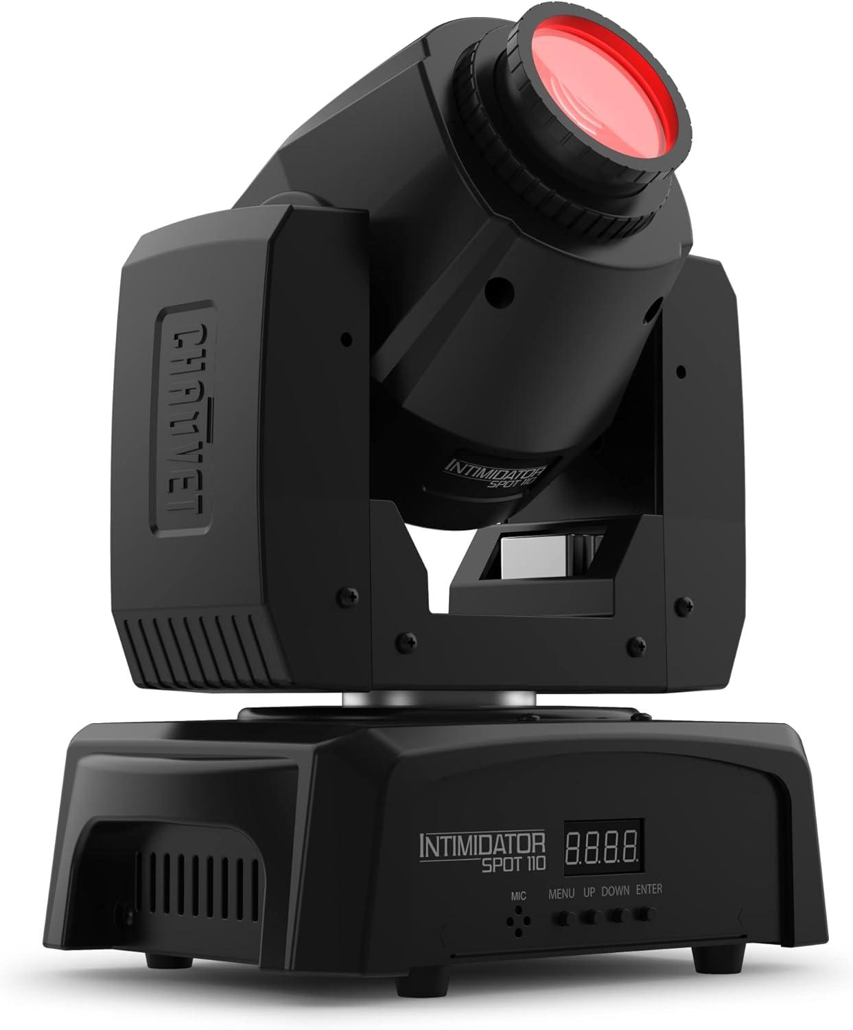 Compact Intimidator LED Spotlight with Dynamic Color & Gobo Wheels