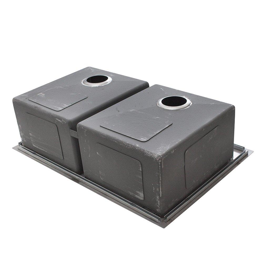 Vector 34" L x 23" W Double Basin Dual Mount Kitchen Sink