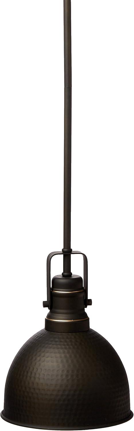Westinghouse Lighting Madras One-Light Indoor Mini Pendant - 1-Light Oil Rubbed Bronze With Highlights