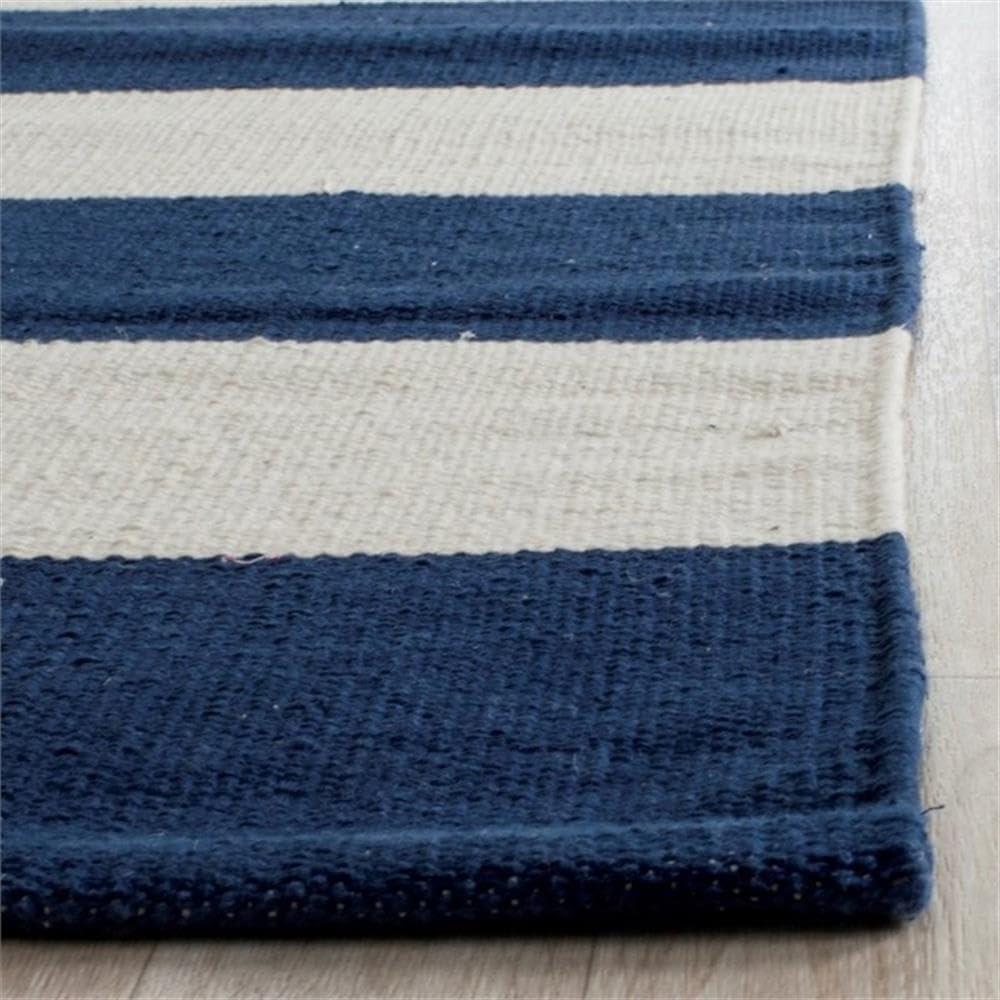 Montauk MTK712 Hand Woven Indoor Area Rug - Navy/Ivory - 8'9"x11'9" - Safavieh.