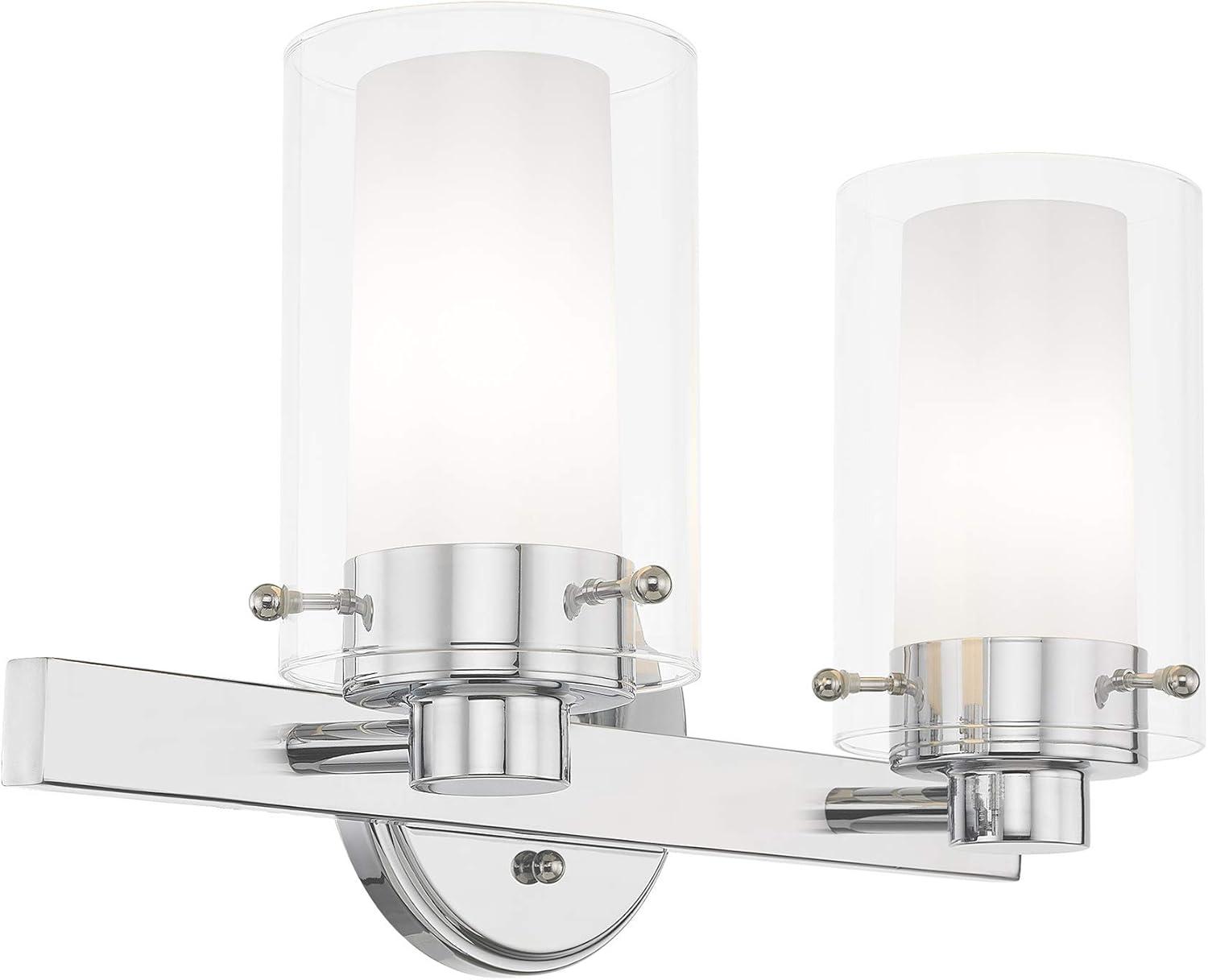 Livex Lighting Manhattan 2 - Light Vanity in  Polished Chrome