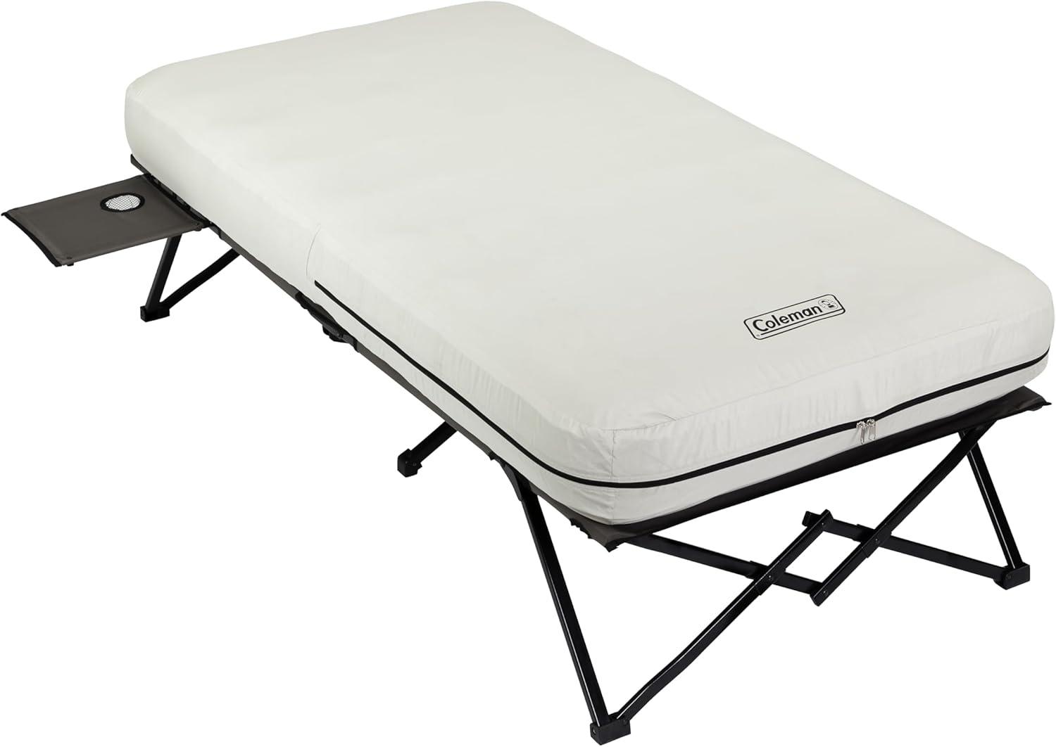 Twin Folding Cot with Air Mattress and Pump