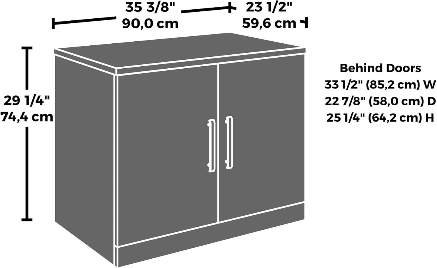 Noble Elm Adjustable Shelving Office Storage Cabinet