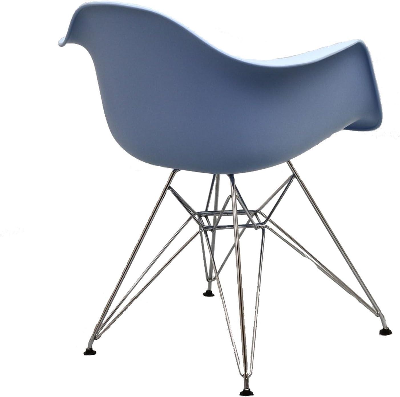 Modway Modway Plastic Dining Chair with Wire Base