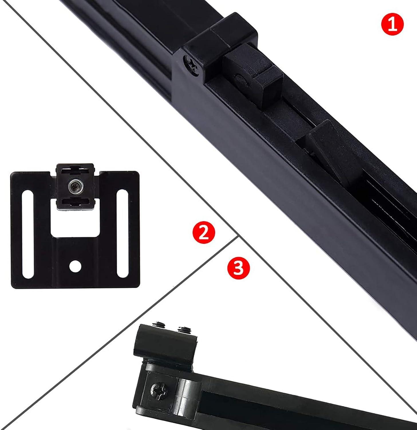 2PCS Soft Close barn Door Hardware kit Barn Door Soft Close Mechanism Spring Buffer Damper Hole-Free Version Fit for Door Weight 60-176 Pounds Adjustable Door Stoppers 2022NEWEST (Use for 20-40)