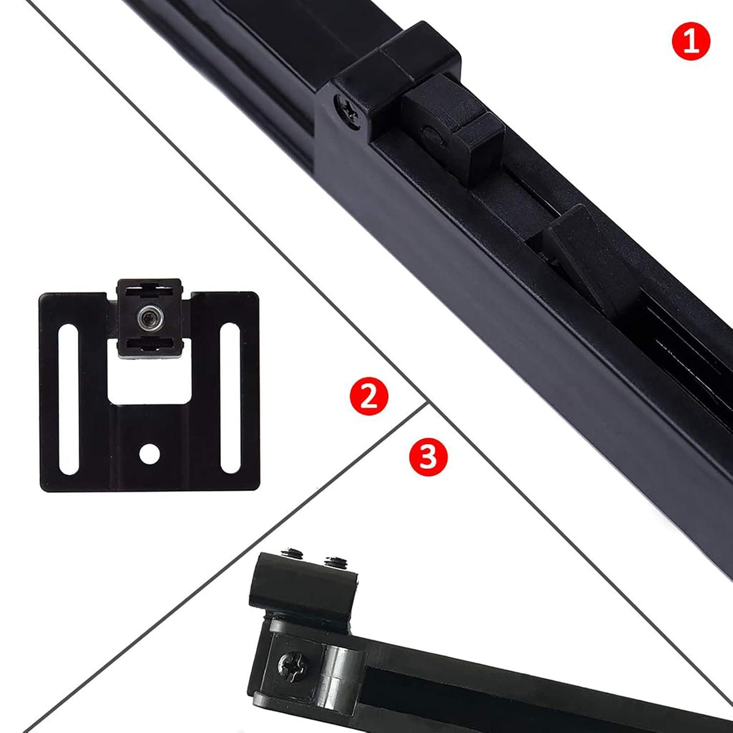 2PCS Soft Close barn Door Hardware kit Barn Door Soft Close Mechanism Spring Buffer Damper Hole-Free Version Fit for Door Weight 60-176 Pounds Adjustable Door Stoppers 2022NEWEST (Use for 20-40)