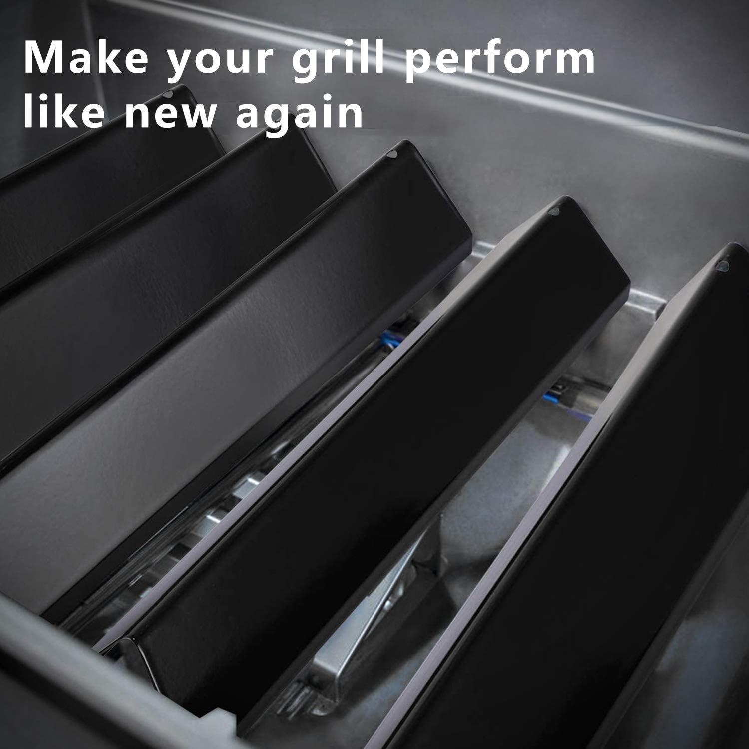 Flavorizer Bars for Weber Spirit E310 310 Grill Parts, Porcelain-Enameled Flavor Bars Replacement for Weber Spirit 300 Series Grill with UP-Front Controls 15.3 inch Set of 5