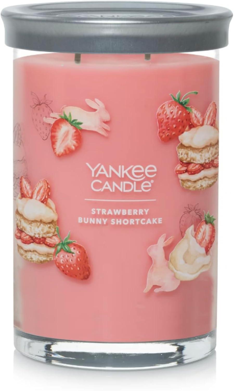 Yankee Candle Strawberry Bunny Shortcake - Large 2 Wick Tumbler Candle