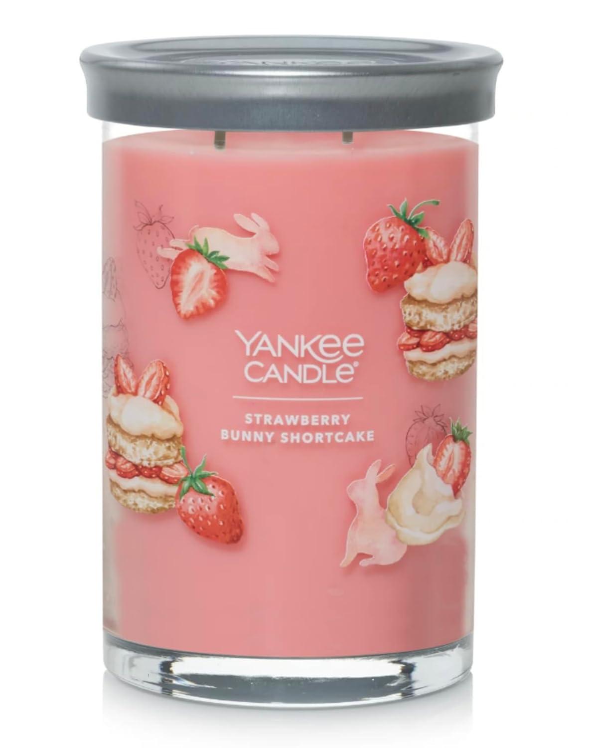 Yankee Candle Strawberry Bunny Shortcake - Large 2 Wick Tumbler Candle