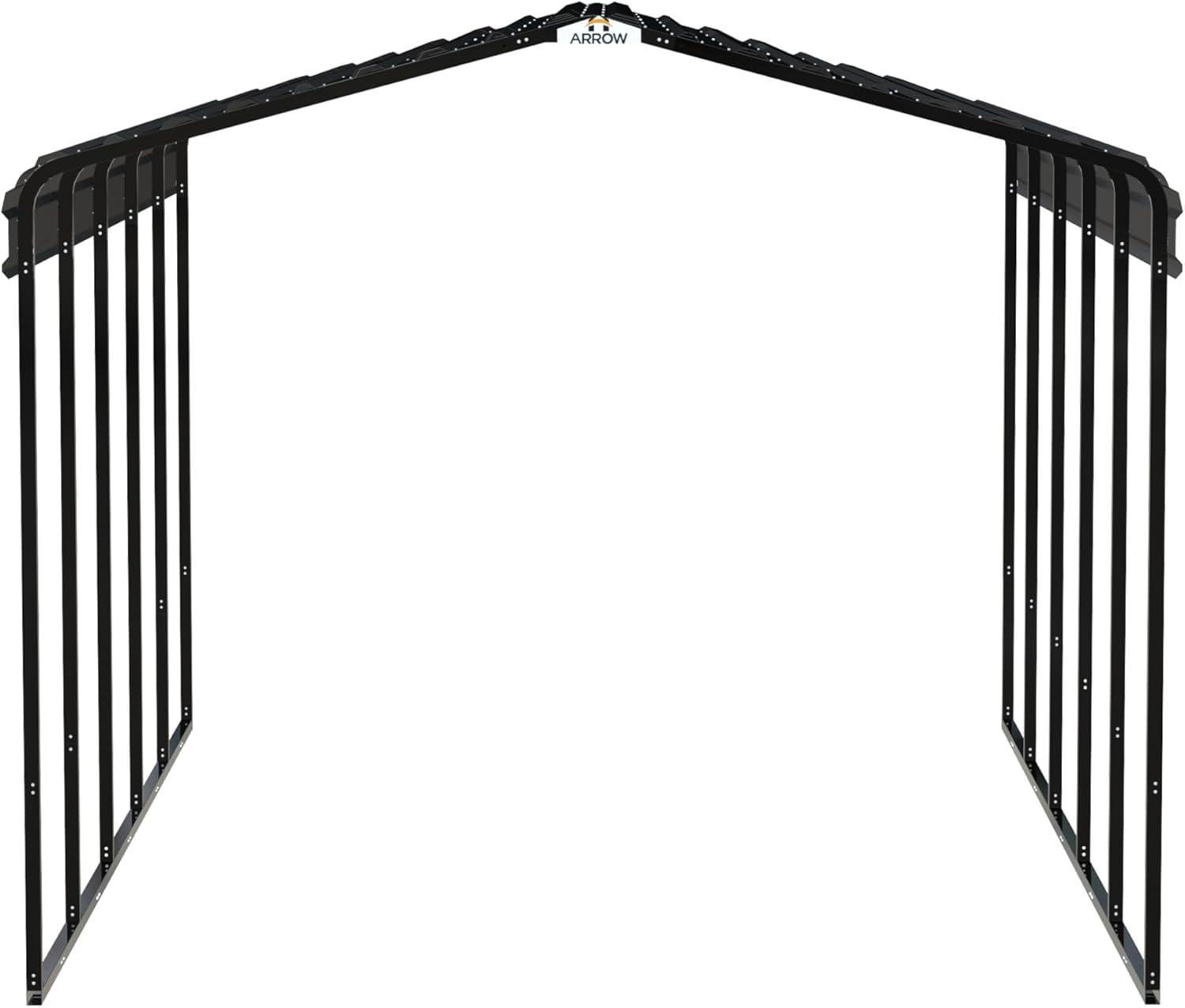 Arrow Arrow Galvanized Steel Carport, 12x24x9