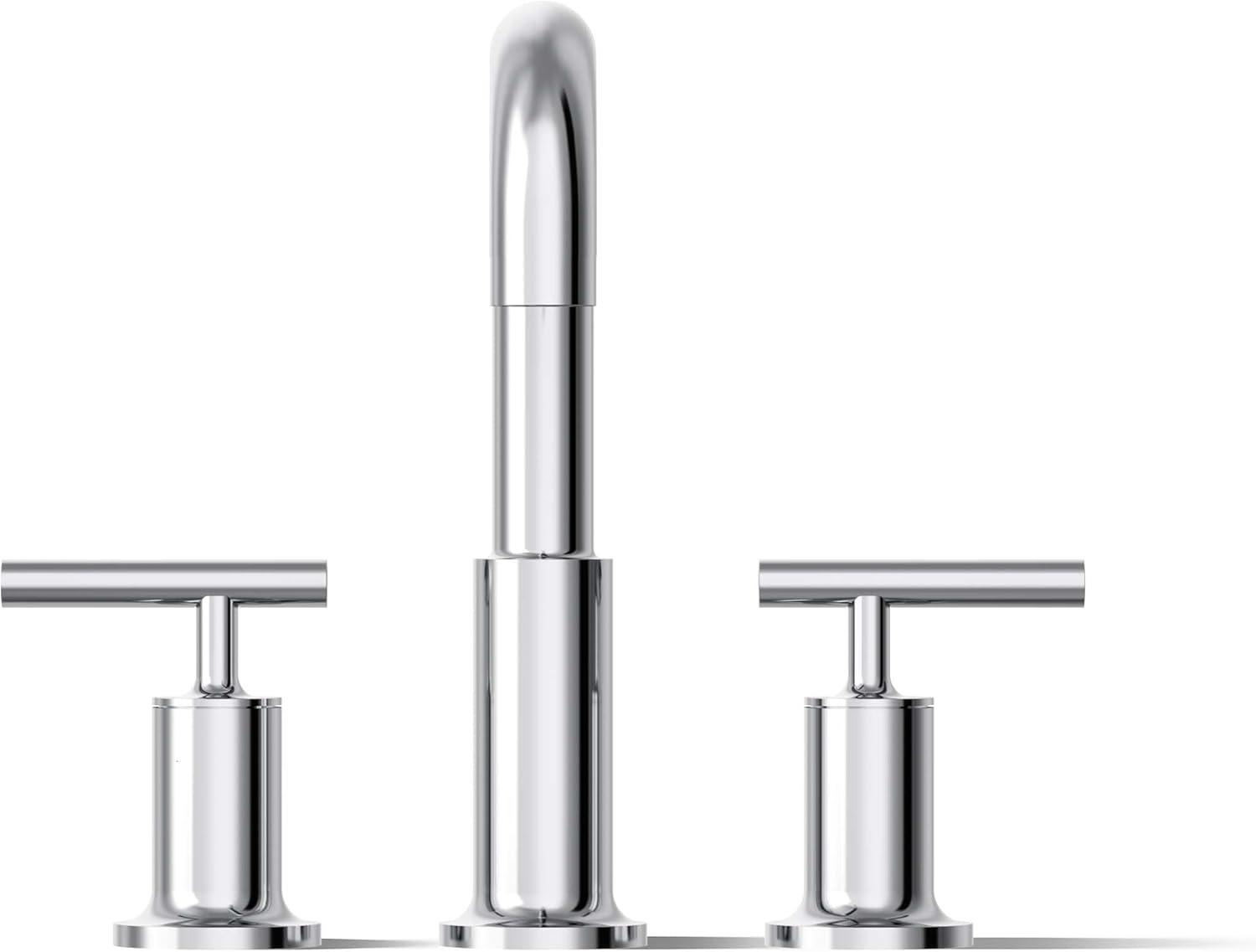 Purist® for Two Deck-Mount Bath Faucet Trim for High-Flow Valve with Lever Handles, Valve Not Included