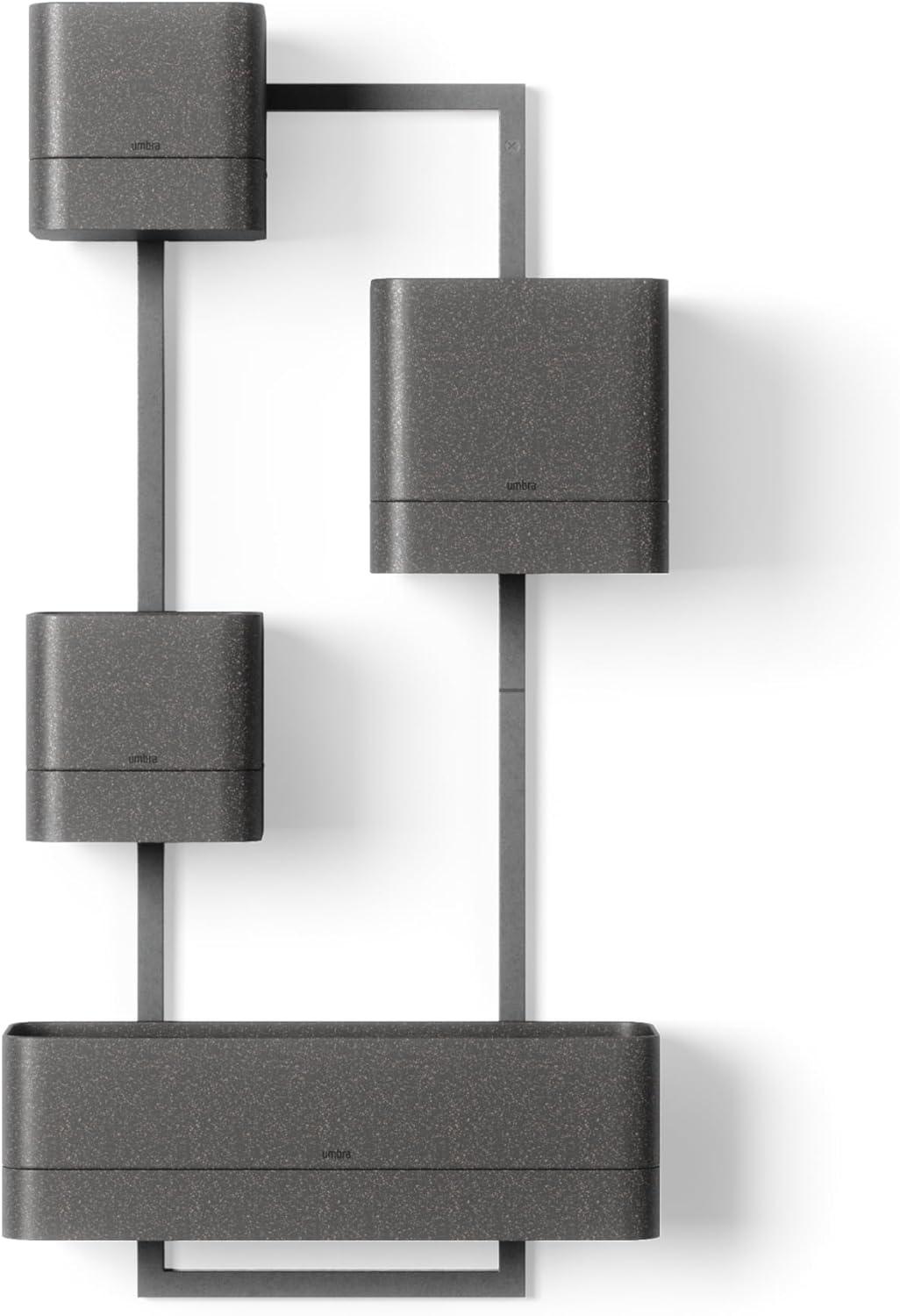 Umbra Cubiko Wall Planter Black