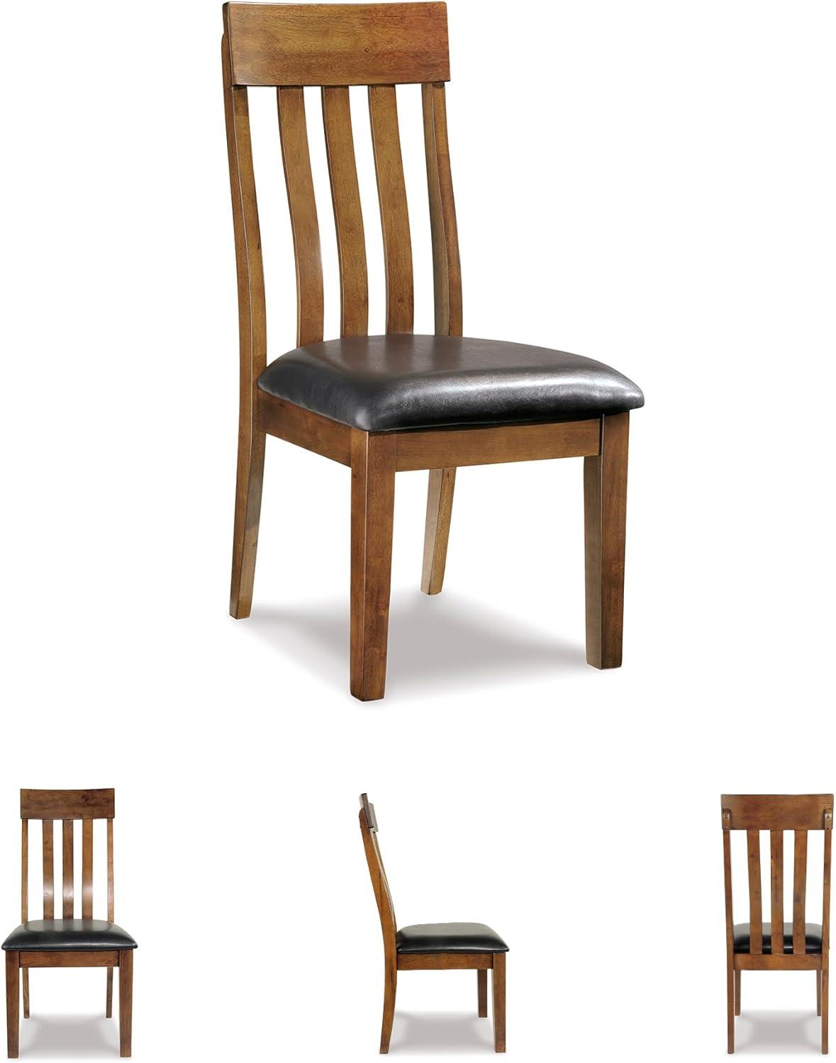 Signature Design by Ashley Ralene Rake Back Dining Room Chair, Set of 2, Brown