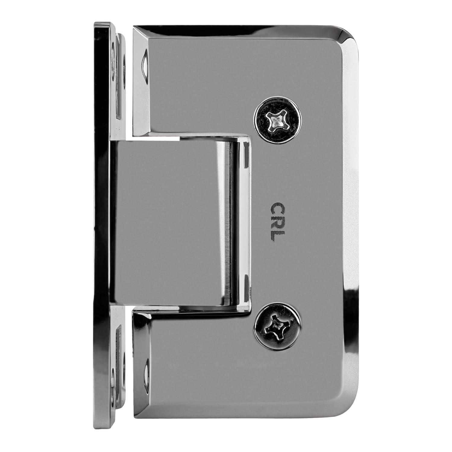 CRL P1N037CH Polished Chrome Pinnacle 037 Series Wall Mount 'H' Back Plate Hinge