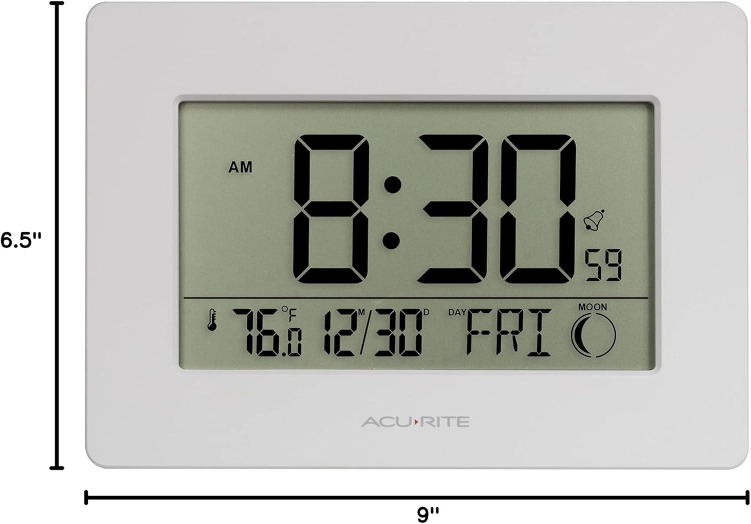 Wireless Digital Wall/Tabletop Clock with Interchangeable Frames